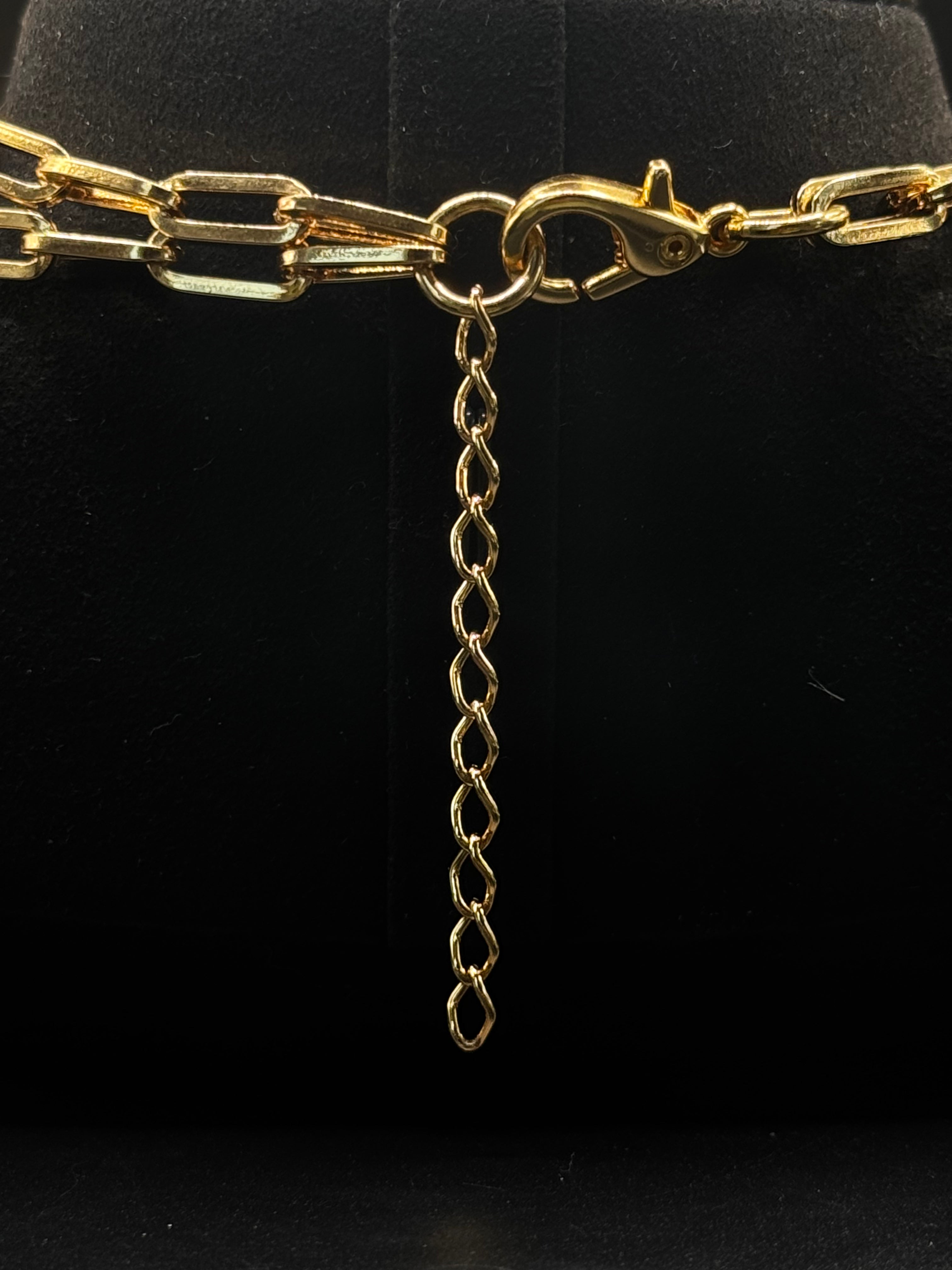 Maxi Link Necklace with Dual Plating