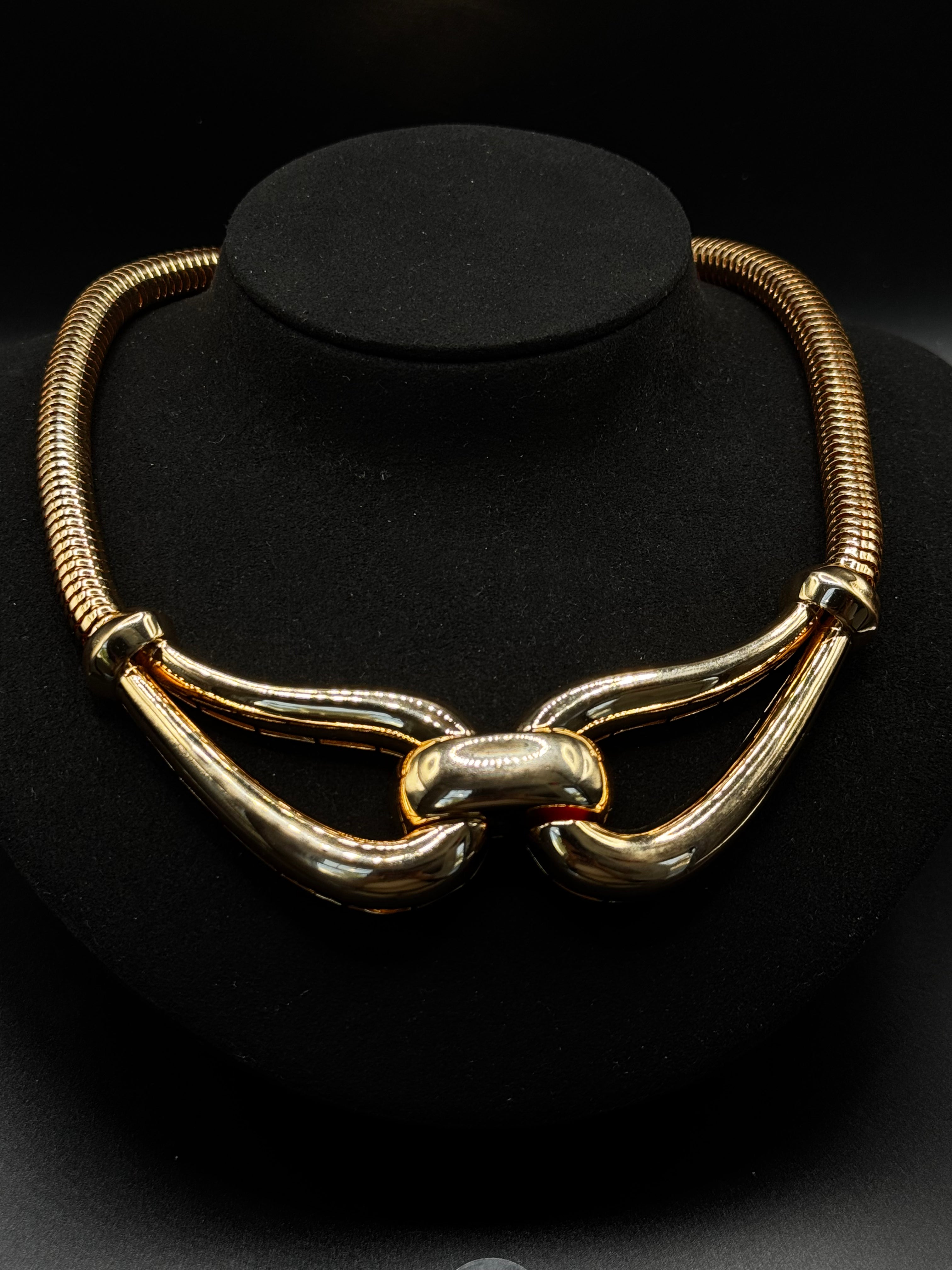 Elegant 18k gold-plated jewelry set with an organic, sculptural design