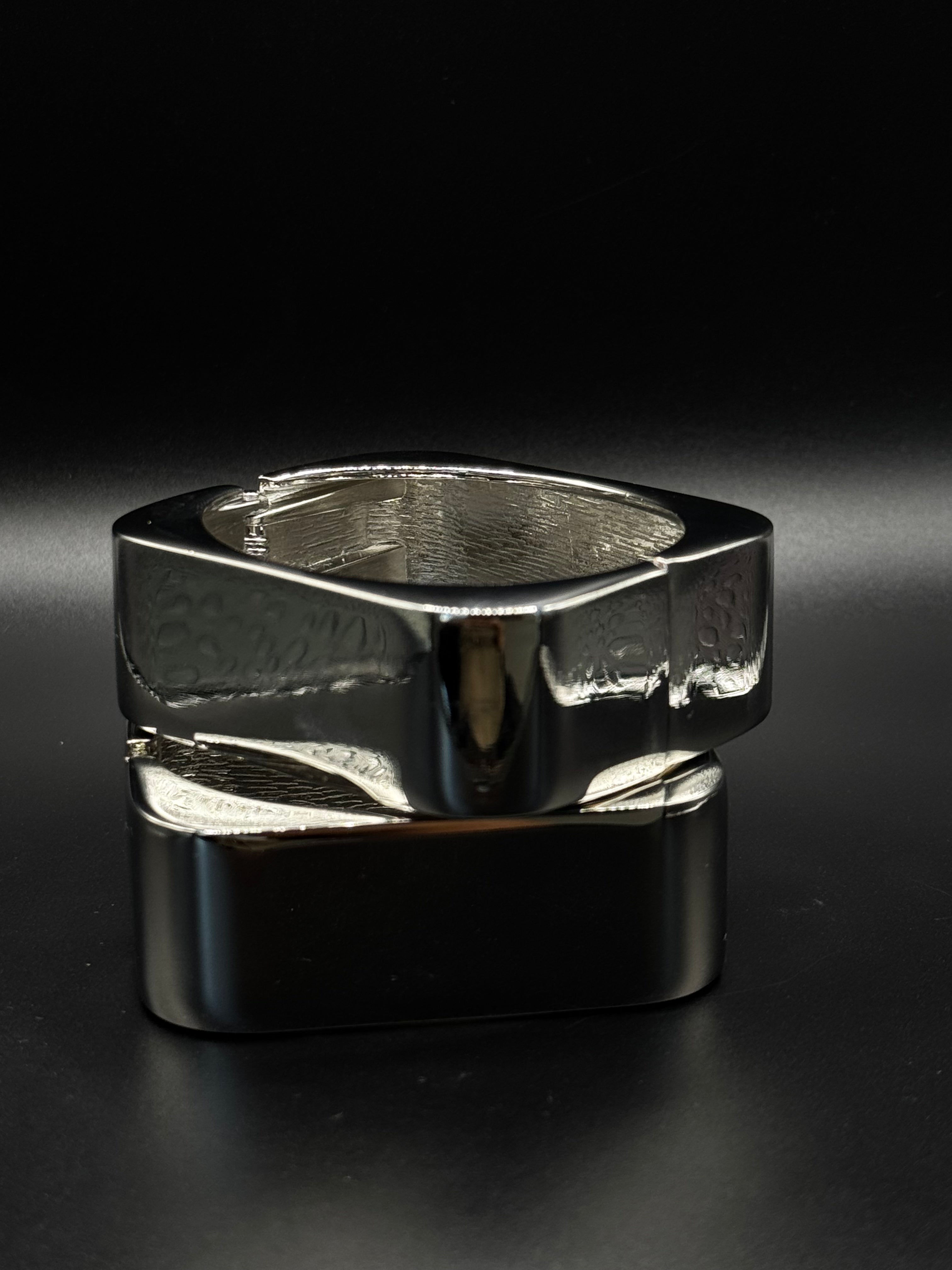 18k gold-plated square bracelet