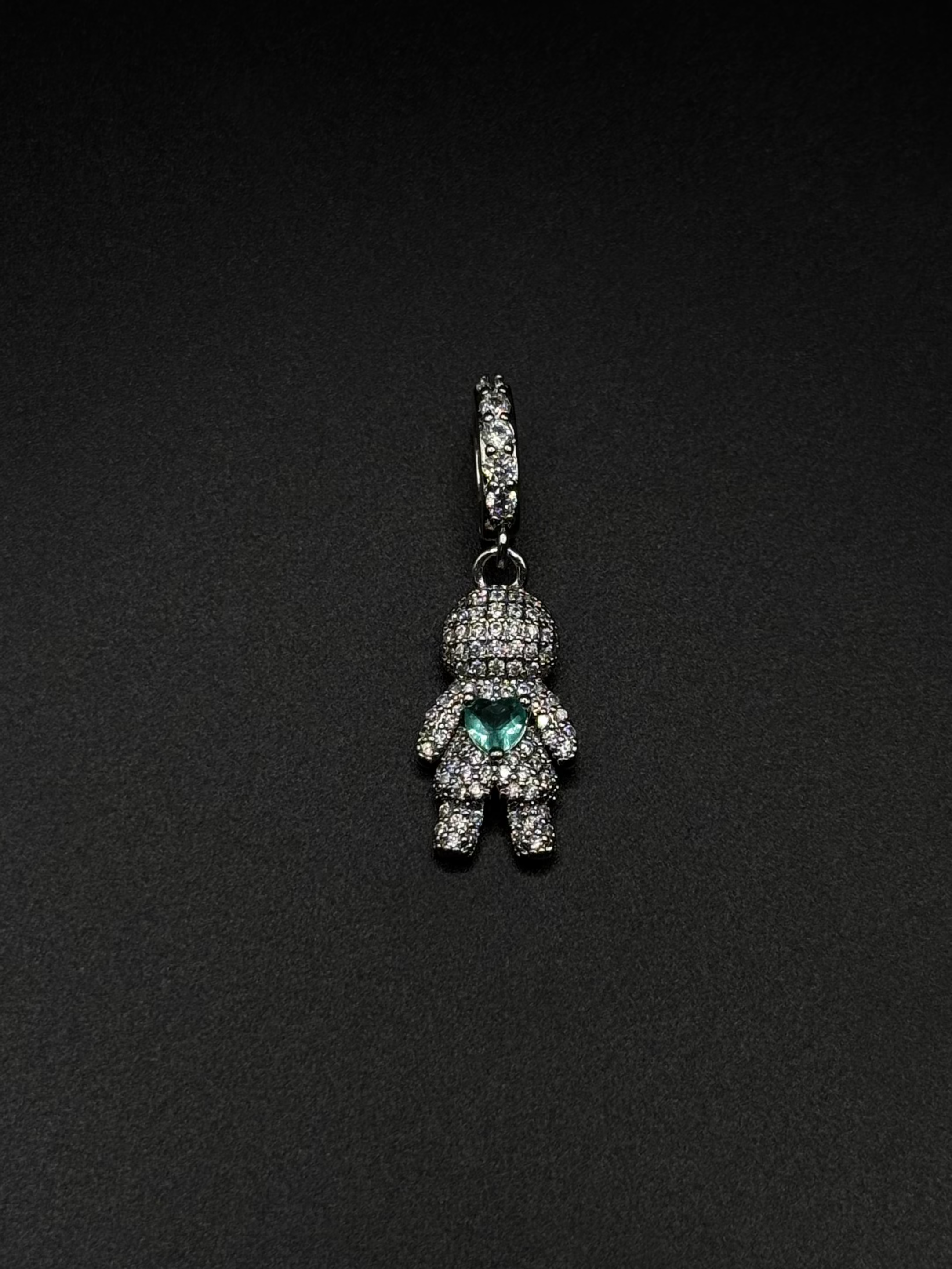 Rhodium-Plated Boy Pendant